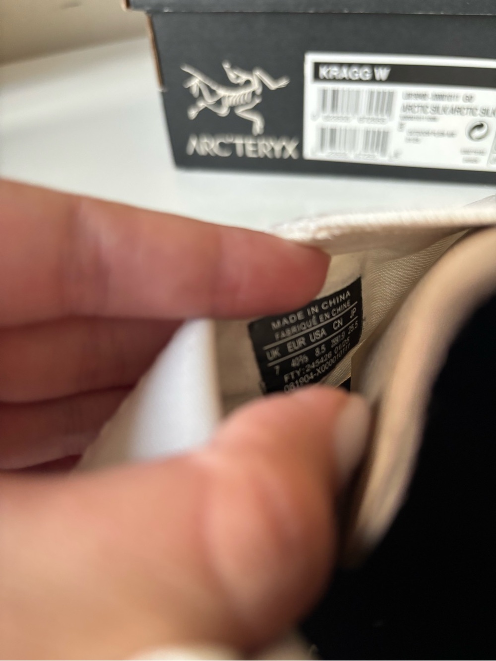 [NEW] Arc'teryx Kragg Climbing White Arctic Women's Shoes - US Women’s 8.5 - Picture 13 of 13